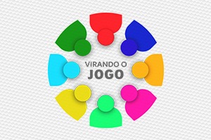 Na imagem, arte do Programa Virando o Jogo Sampa.