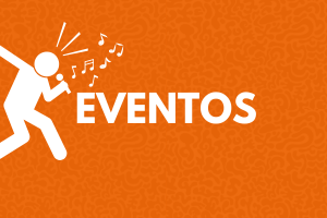 ícone de alguém cantando e o nome: eventos 