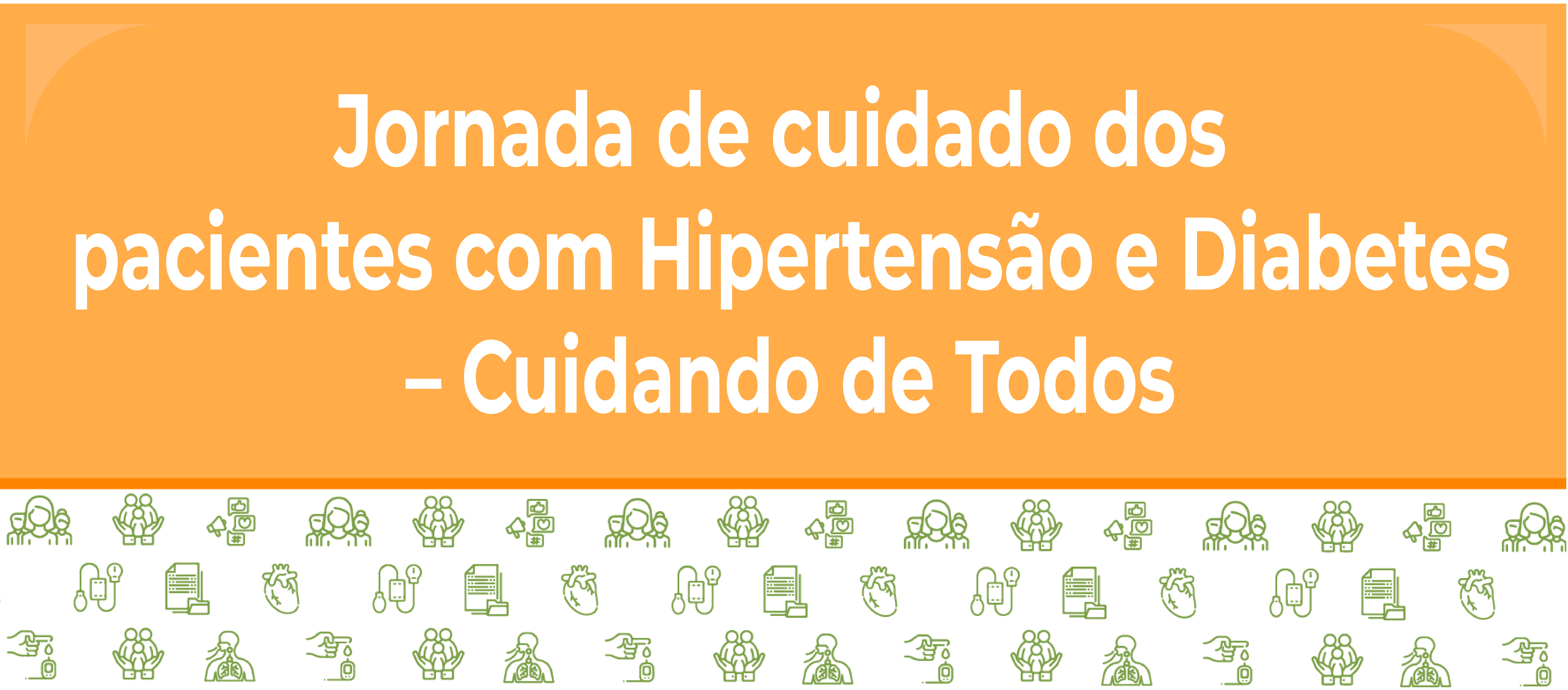 A arte é dividida em duas parte, na de cima, um fundo laranja com o texto 