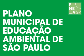 Descrição: Imagem com fundo verde. O texto principal, em letras grandes e brancas, é 